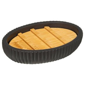 Sbeskl I Sort Polyresin og Tr