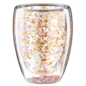 Stjerne Glas Med Pailletter