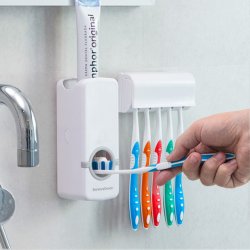 Tandbrsteholder Med Tandpastadispenser