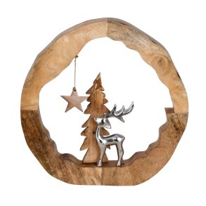 Tr Figur med Elg