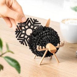 Trelg med 12 stk. Filtunderlag