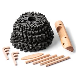 Trelg med 12 stk. Filtunderlag