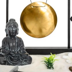 Zen Garden Med Buddha Figur