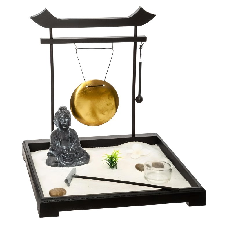 Zen Garden Med Buddha Figur